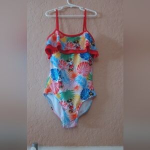 Minnie Mouse  tropical Women's size XS one piece bathing suit